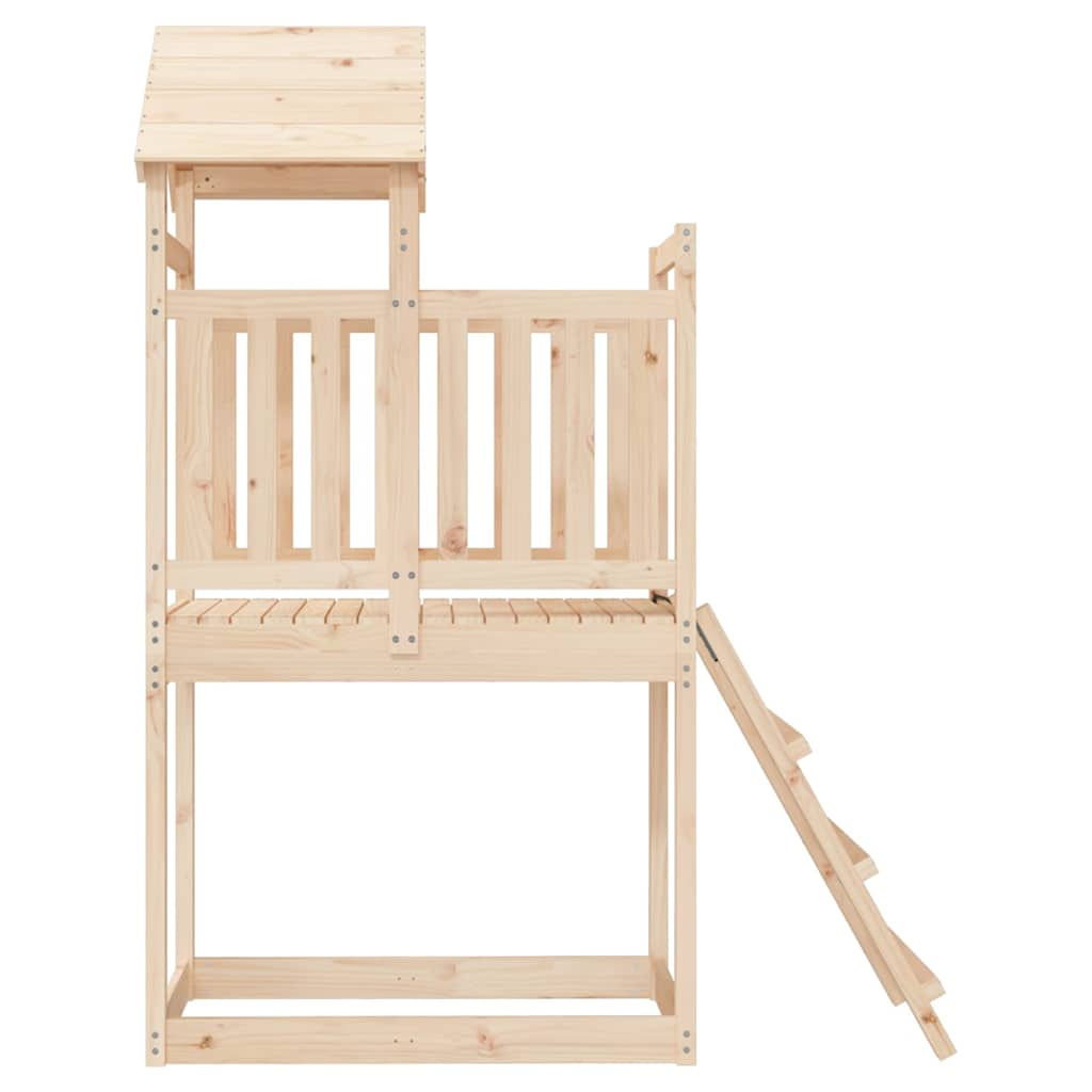 Play tower 53x110x214 cm solid pine wood