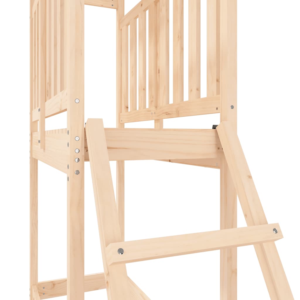 Play tower 53x110x214 cm solid pine wood