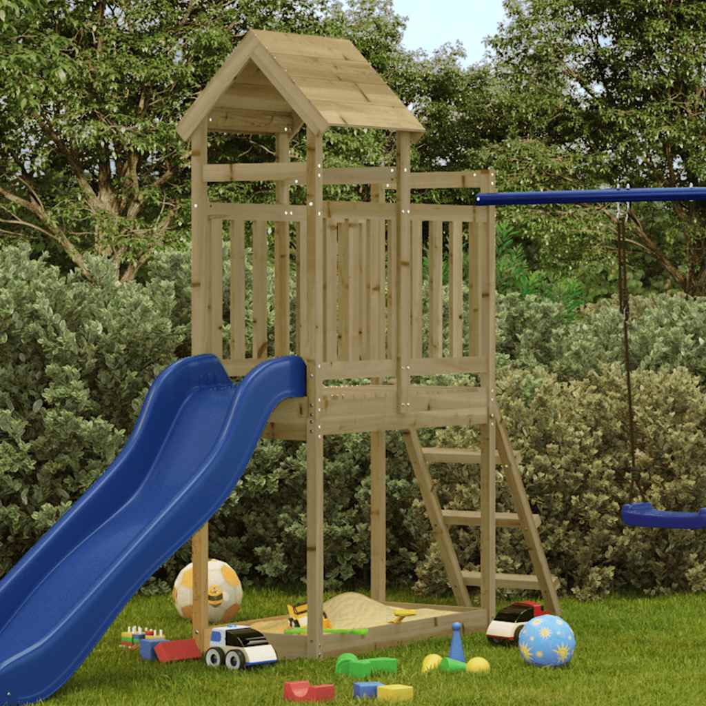 Play tower 53x110x214 cm Impregnated pine wood