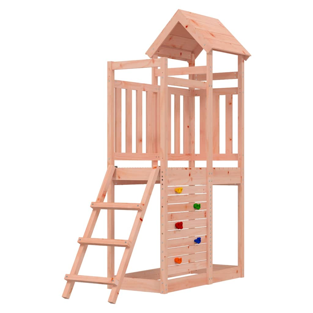 Play tower 52.5x110.5x214 cm solid wood Douglas fir