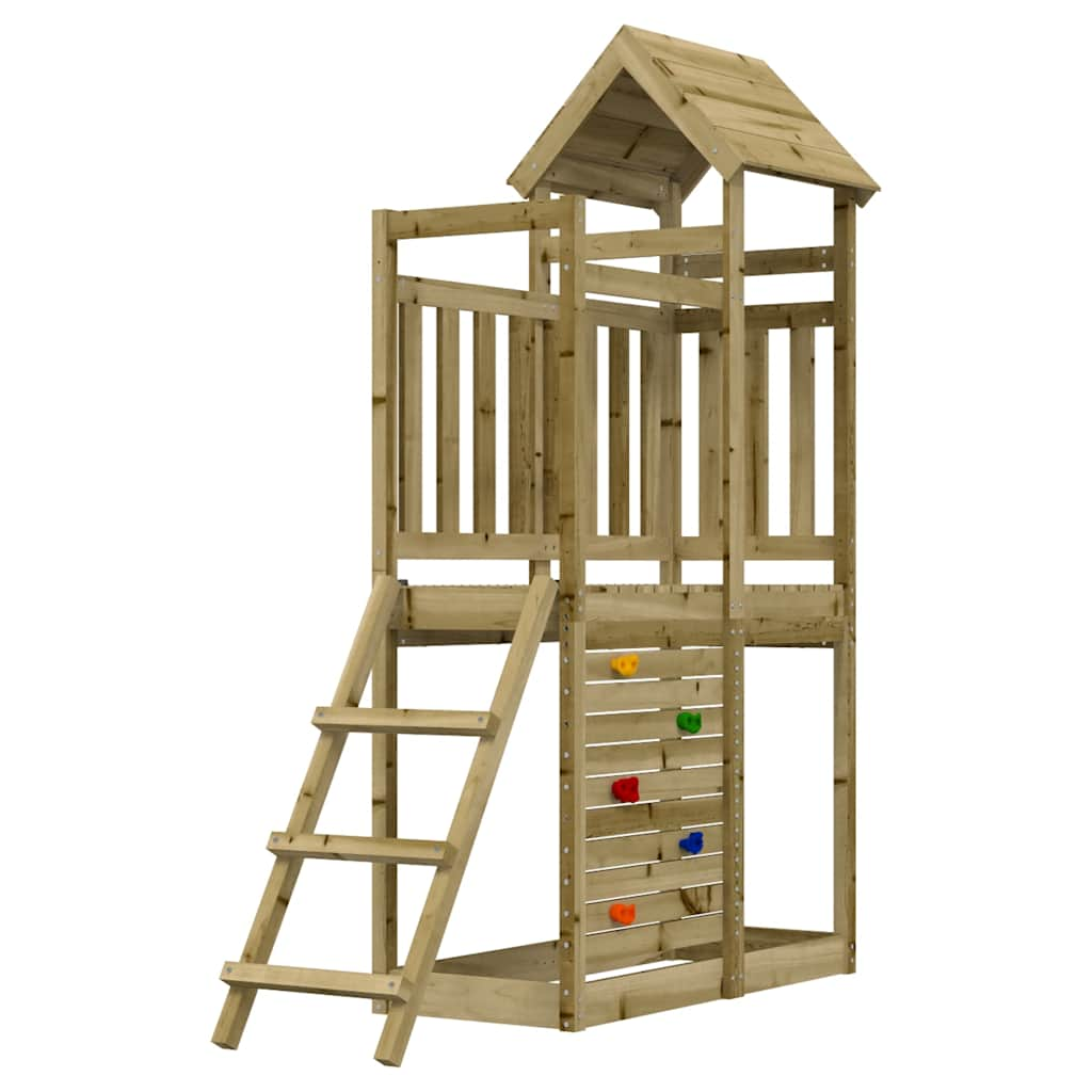 Play tower 52.5x110.5x214 cm Impregnated pinewood