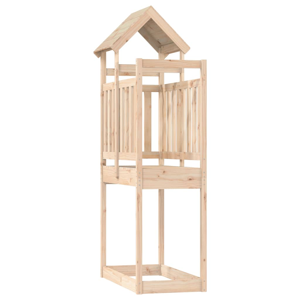 Play tower 52.5x110.5x214 cm solid pine wood