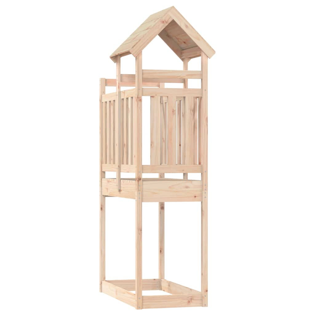 Play tower 52.5x110.5x214 cm solid pine wood