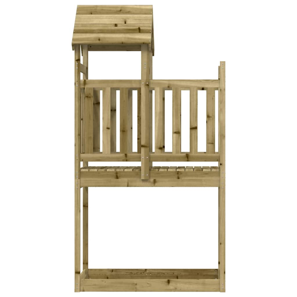 Play tower 52.5x110.5x214 cm pinewood impregnated