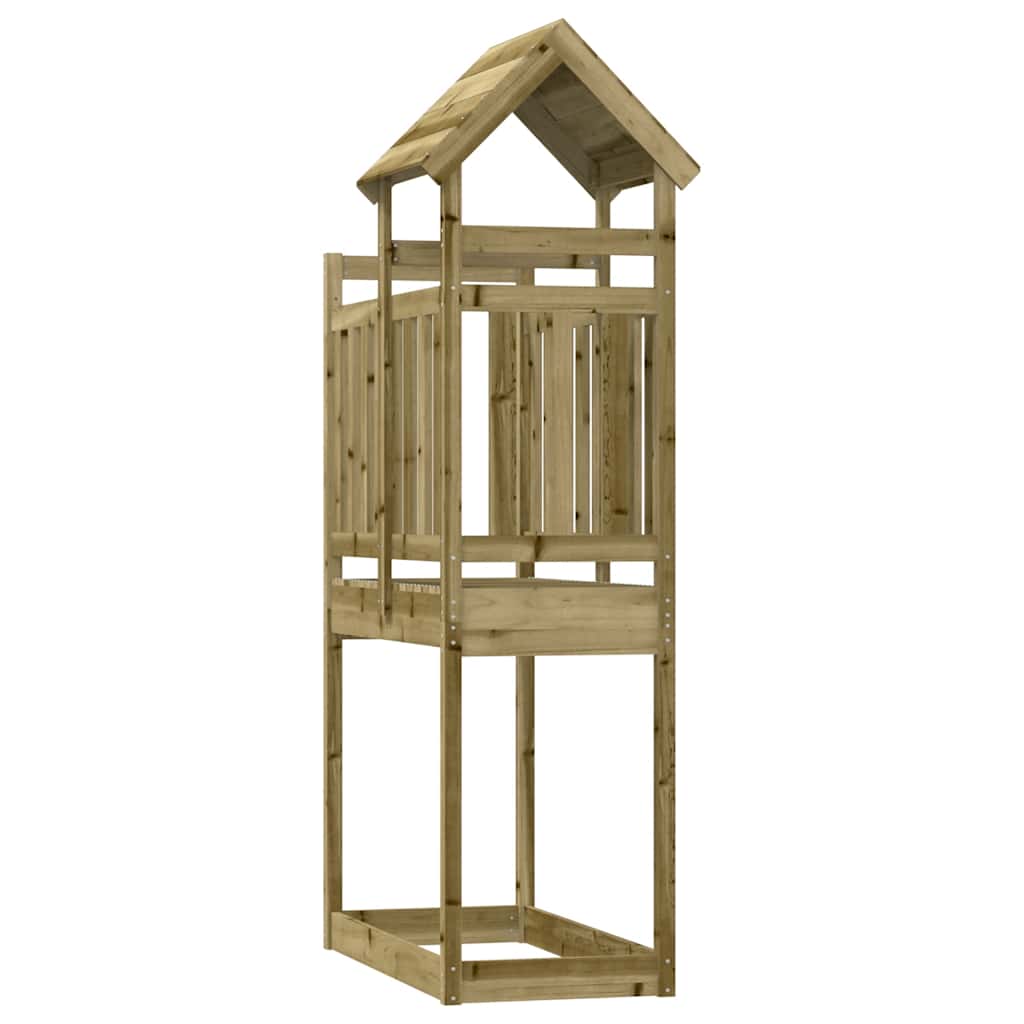 Play tower 52.5x110.5x214 cm pinewood impregnated