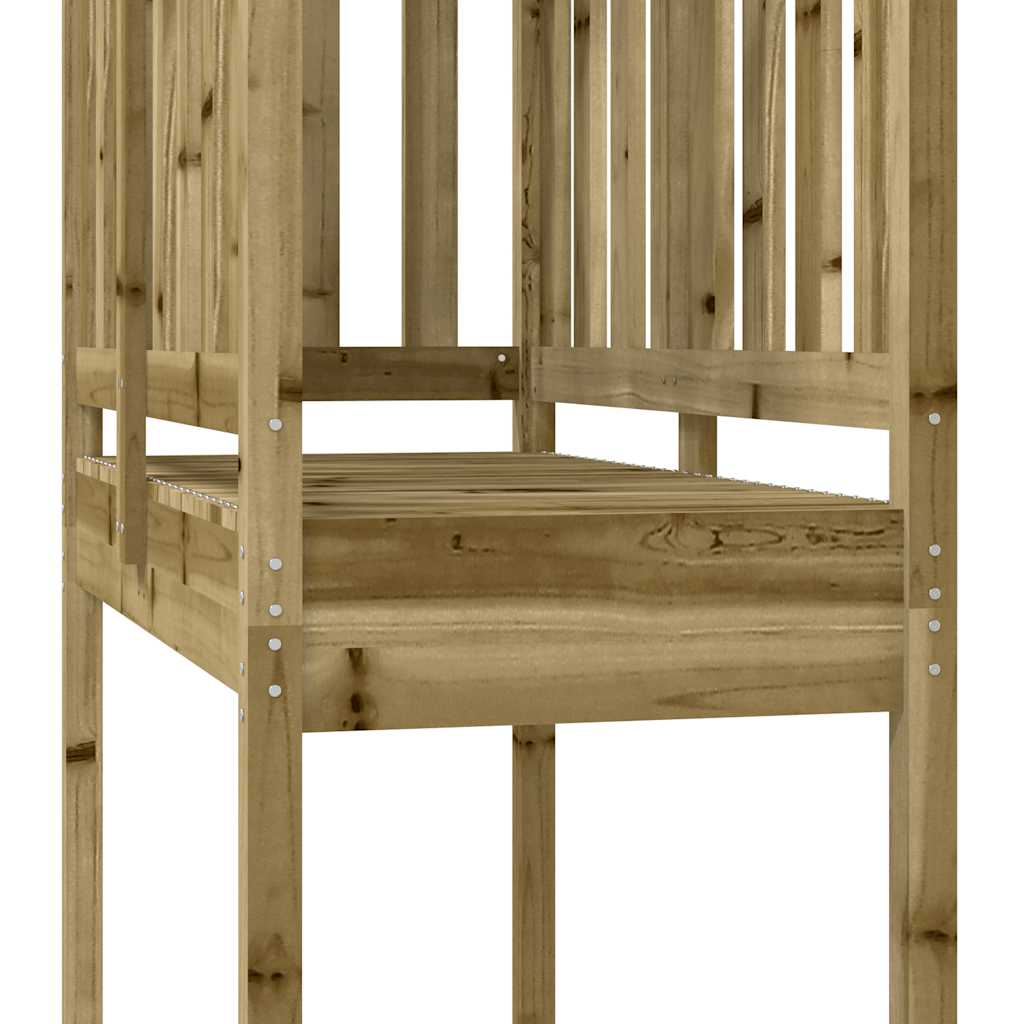 Play tower 52.5x110.5x214 cm pinewood impregnated