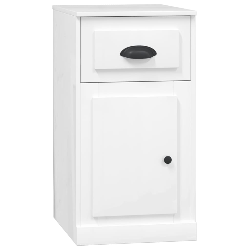 Side Cabinet with Drawer High Gloss White 40x50x75 cm