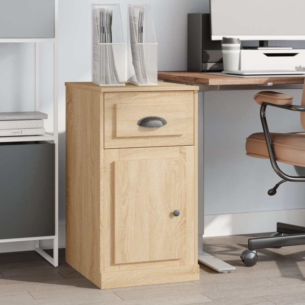 Side Cabinet with Drawer Sonoma Oak 40x50x75 cm