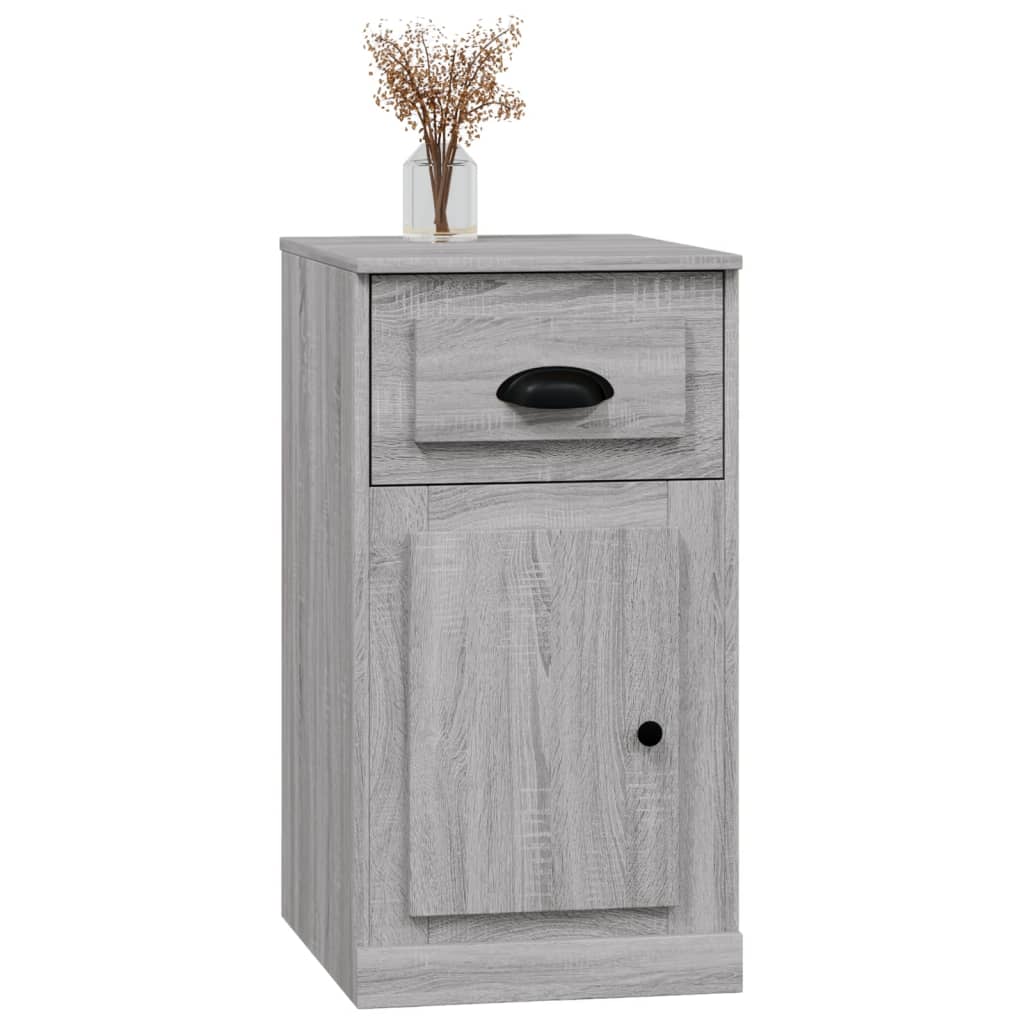 Side Cabinet with Drawer Grey Sonoma 40x50x75 cm