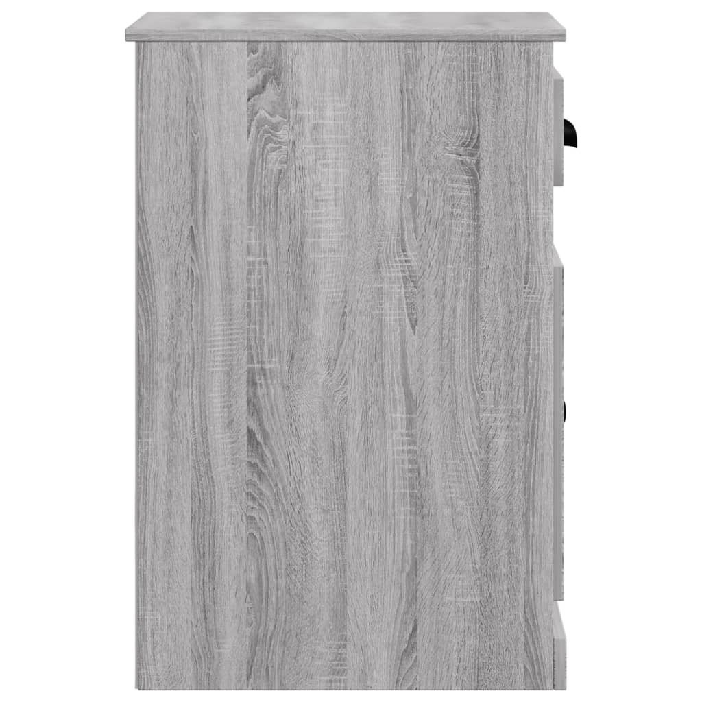 Side Cabinet with Drawer Grey Sonoma 40x50x75 cm