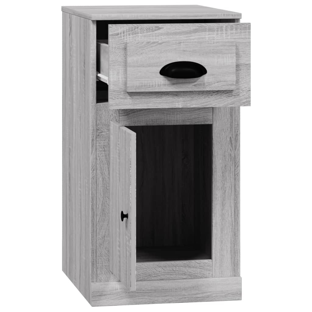 Beistellschrank mit Schublade Grau Sonoma 40x50x75 cm