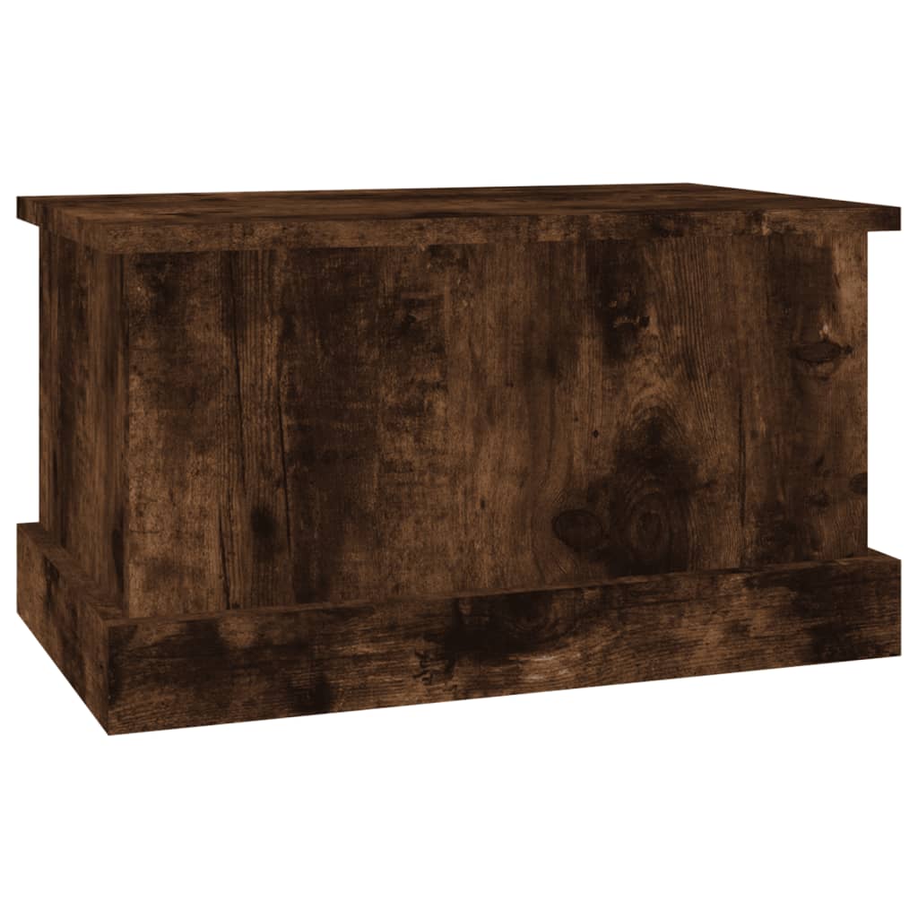 Chest Smoked Oak 50x30x28 cm Wood Material