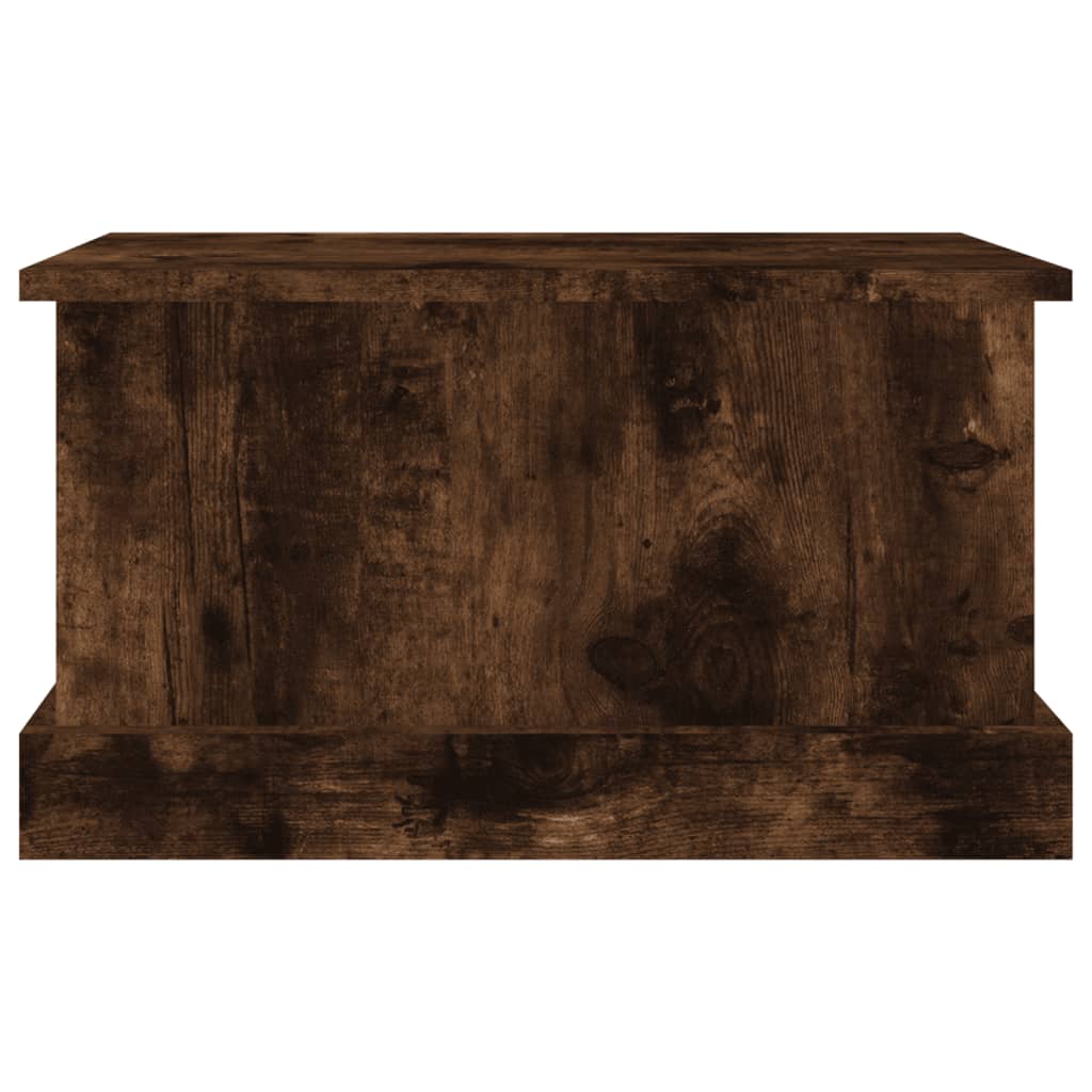 Chest Smoked Oak 50x30x28 cm Wood Material