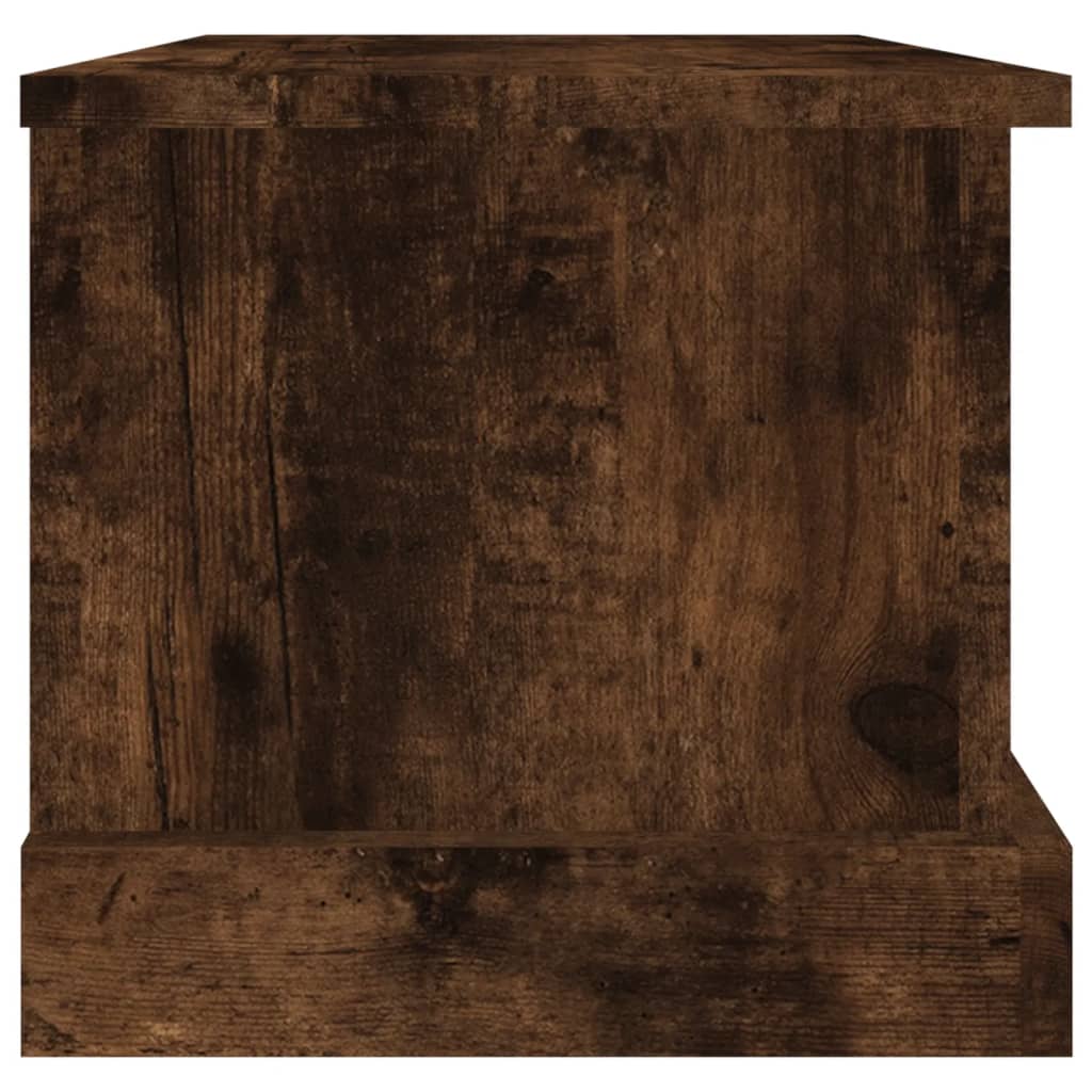 Chest Smoked Oak 50x30x28 cm Wood Material