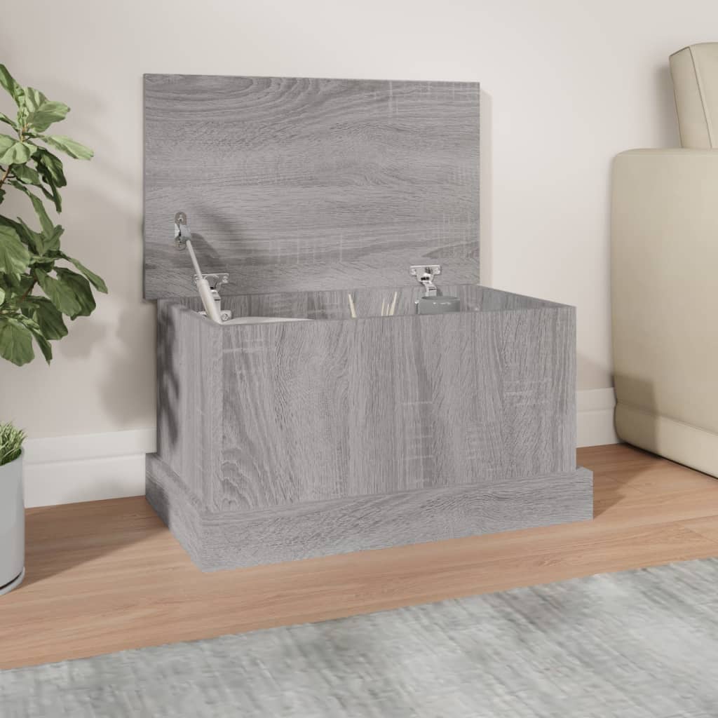 Chest Grey Sonoma 50x30x28 cm Wood Material