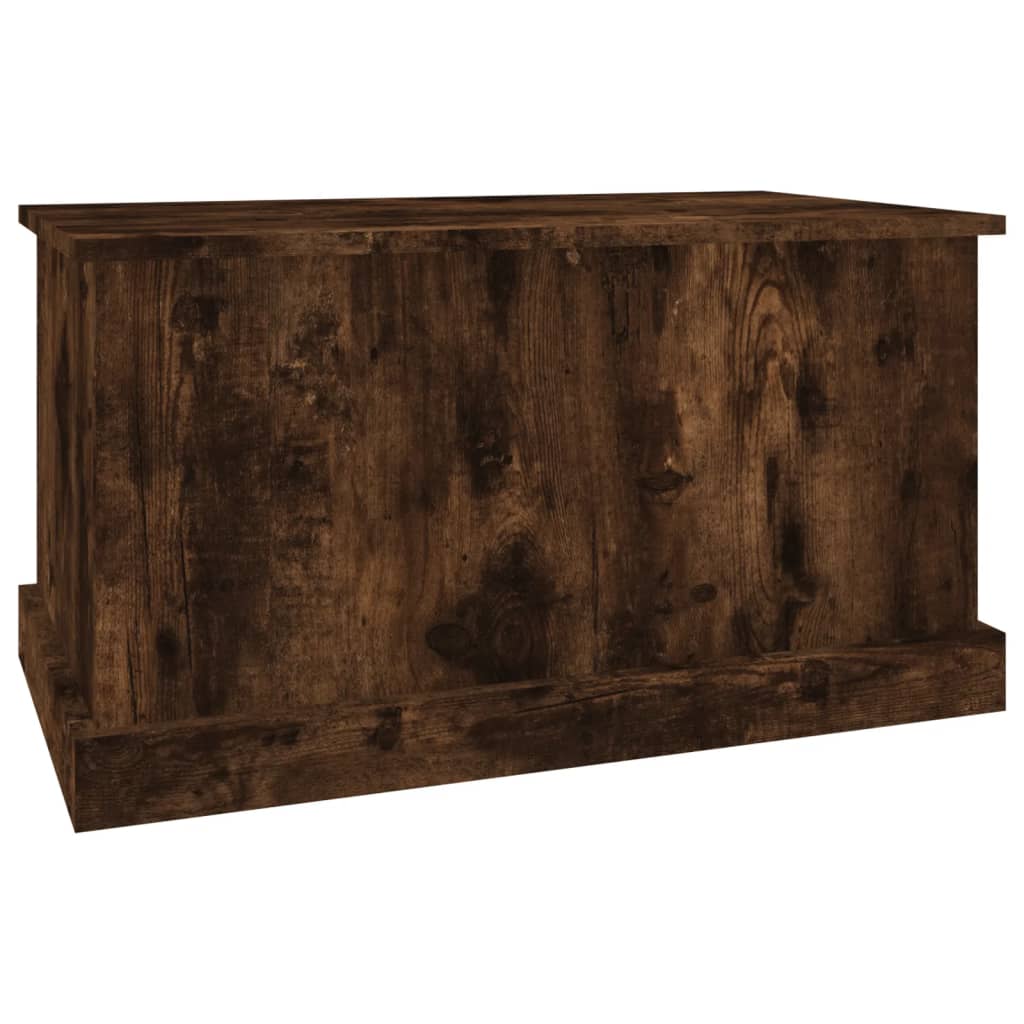 Chest Smoked Oak 70x40x38 cm Wood Material