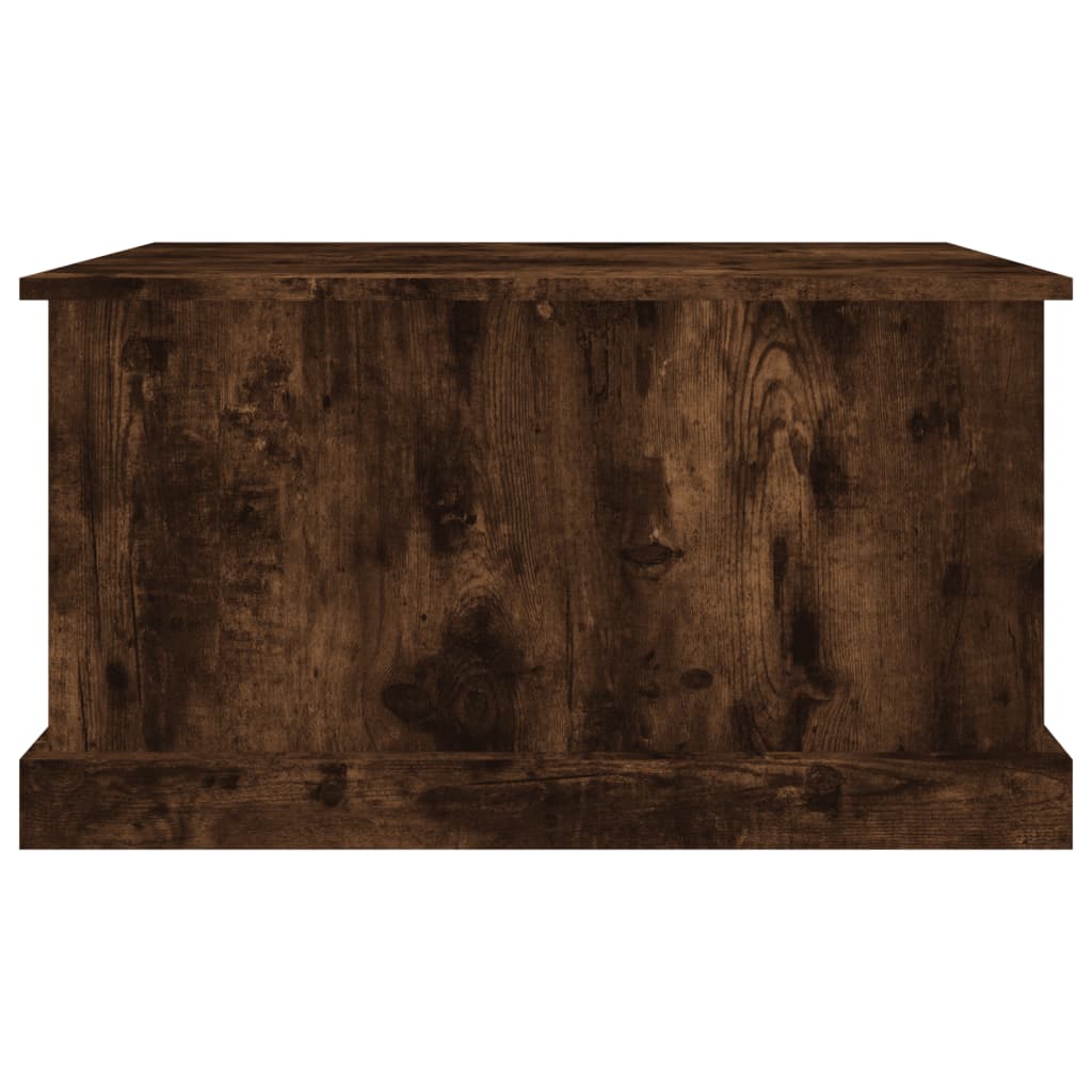 Chest Smoked Oak 70x40x38 cm Wood Material