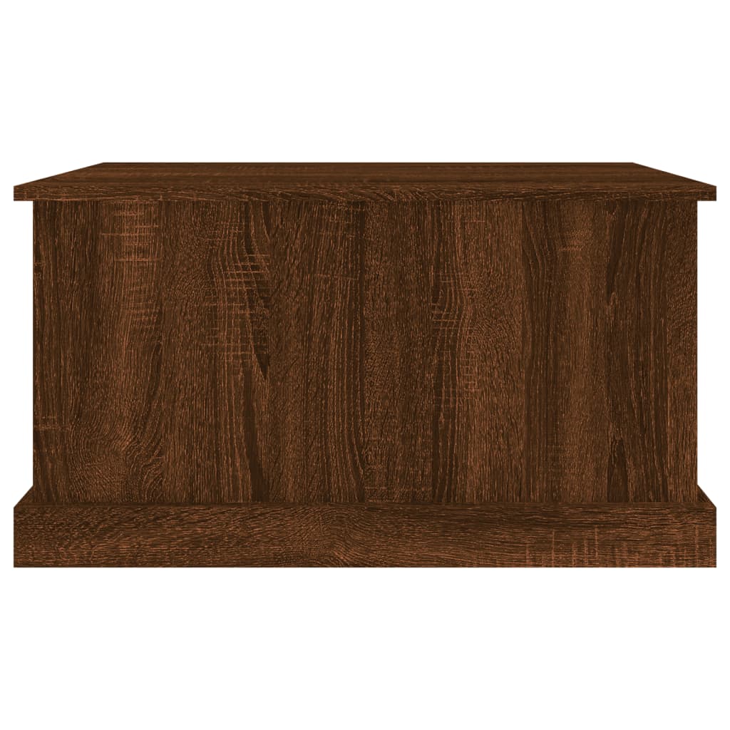 Chest Brown Oak Look 70x40x38 cm Wood Material