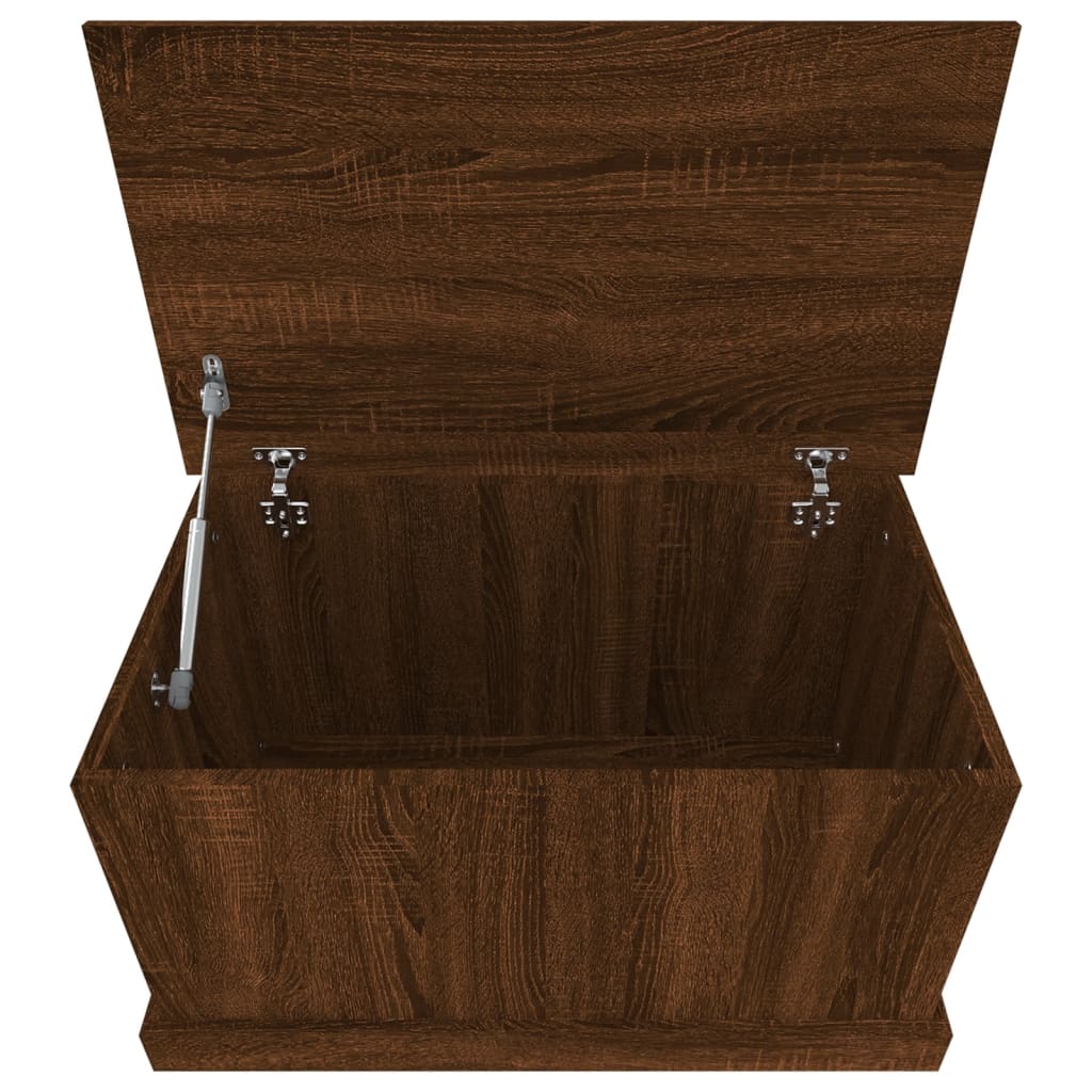 Chest Brown Oak Look 70x40x38 cm Wood Material