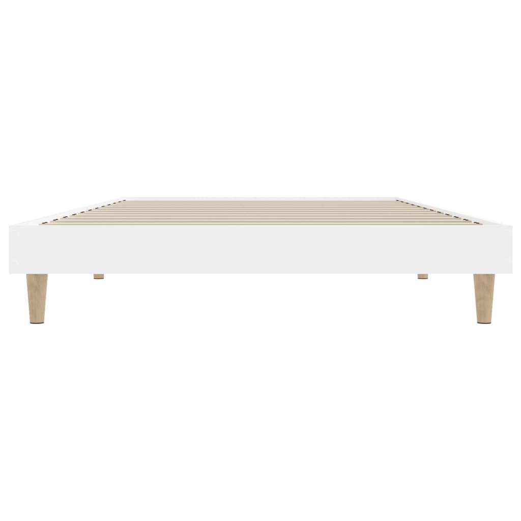 Bed frame white 90x200 cm wood material