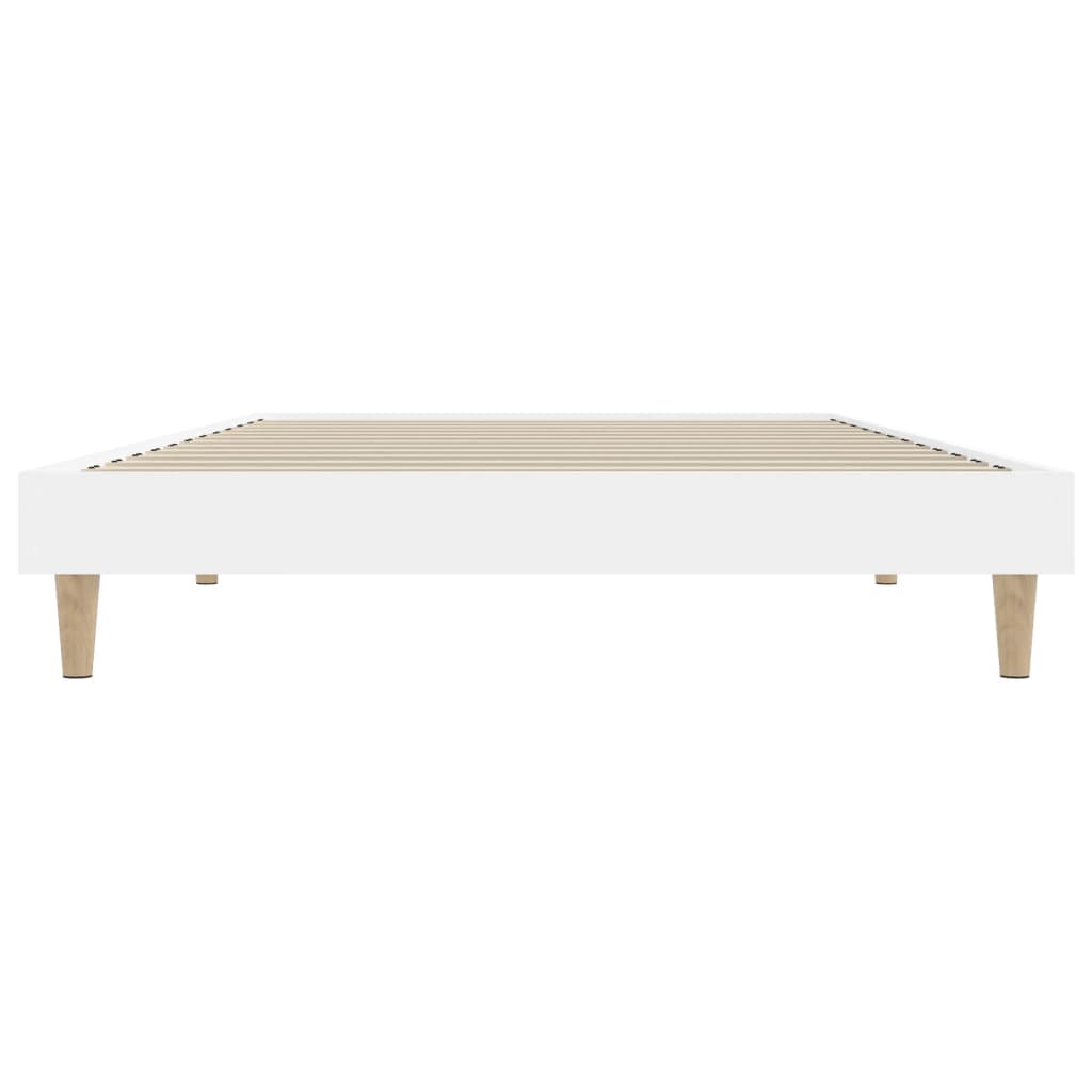 Bed frame white 90x190 cm wood material