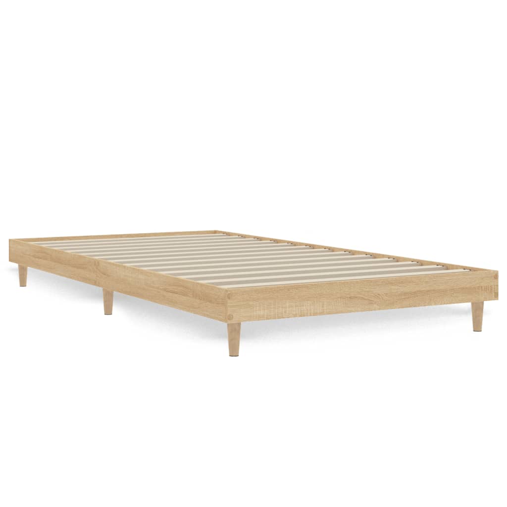 Bettgestell ohne Matratze Sonoma-Eiche 90x190 cm Holzwerkstoff