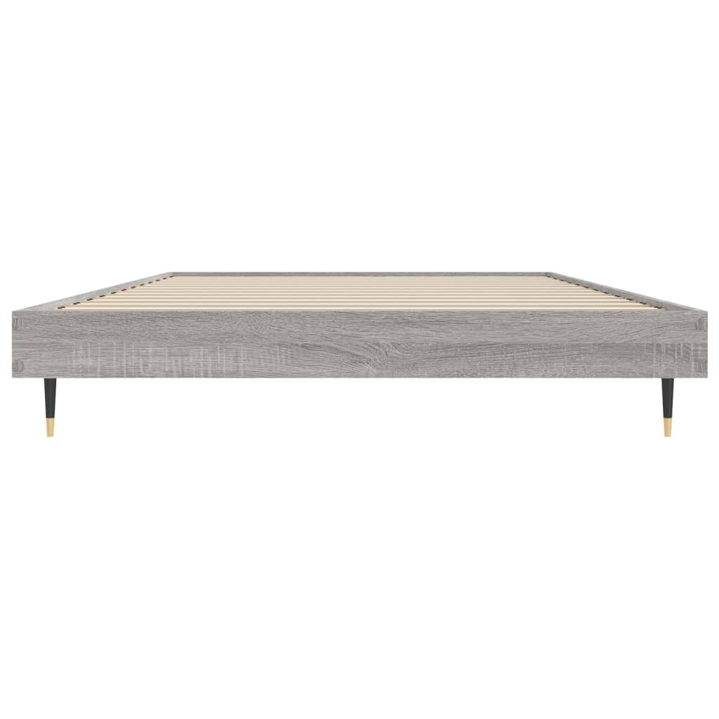 Bed frame Grey Sonoma 90x190 cm wood material