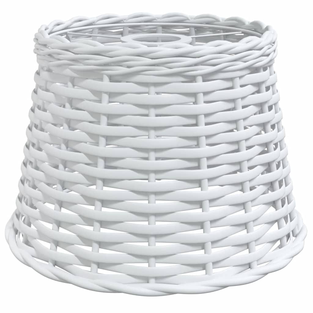 Lampshade White Ø25x17 cm Wicker