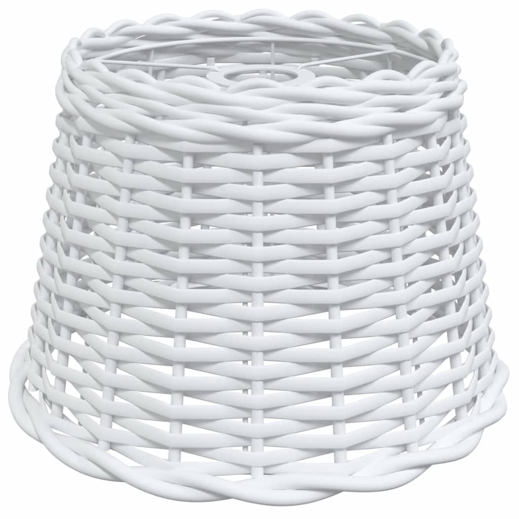 Lampshade White Ø30x20 cm Wicker