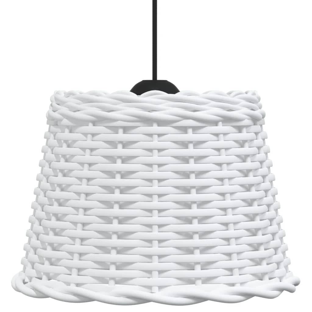 Lampshade White Ø30x20 cm Wicker