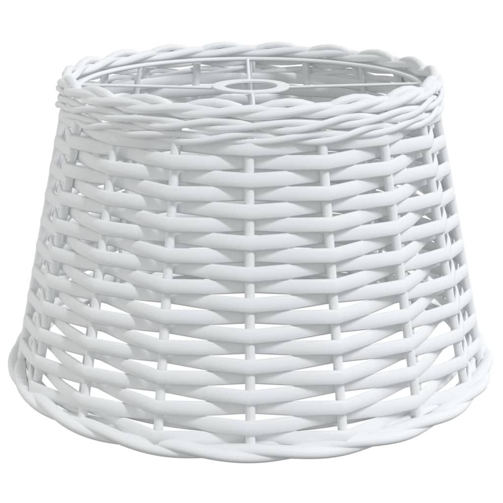 Lampshade White Ø38x23 cm Wicker