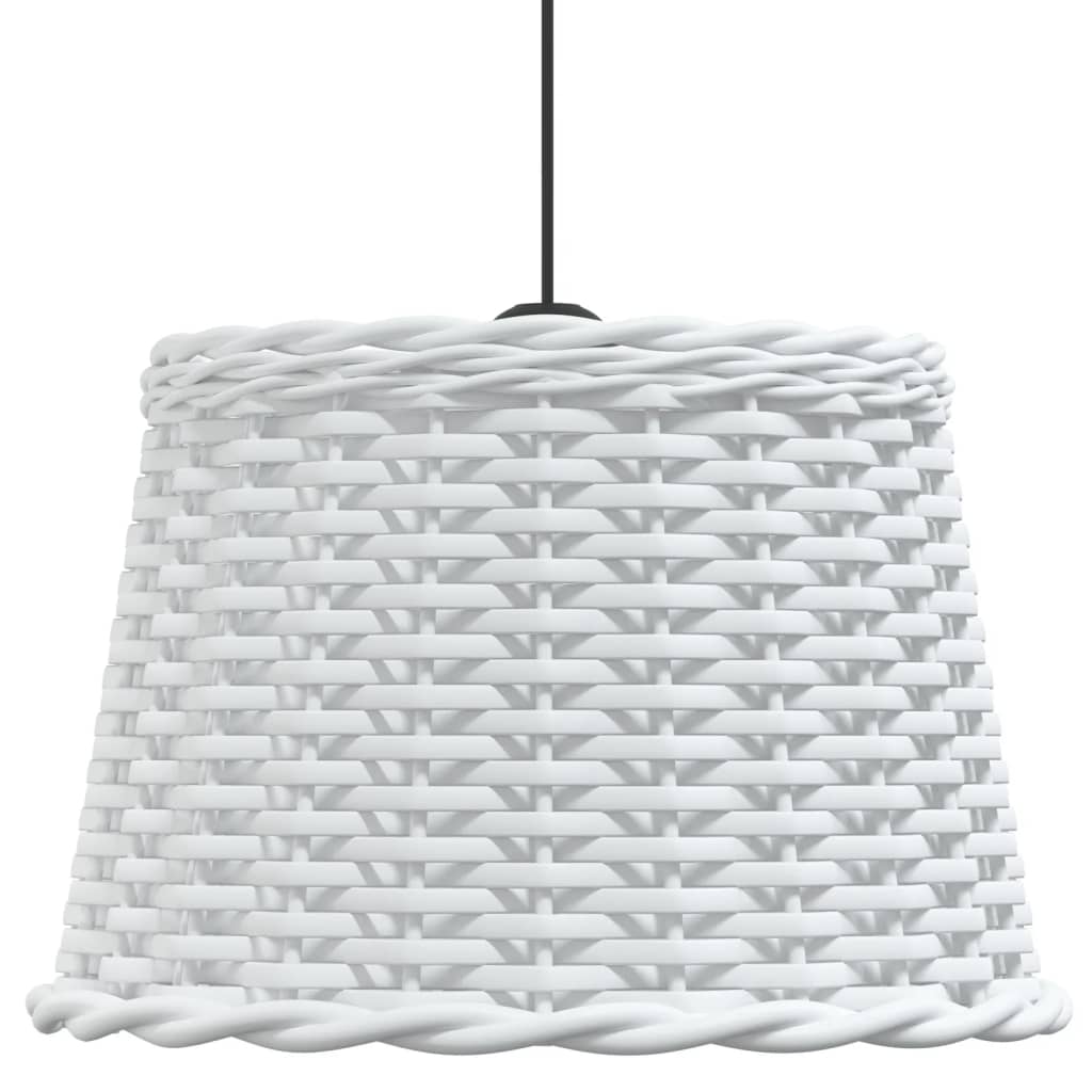 Lampshade White Ø40x26 cm Wicker