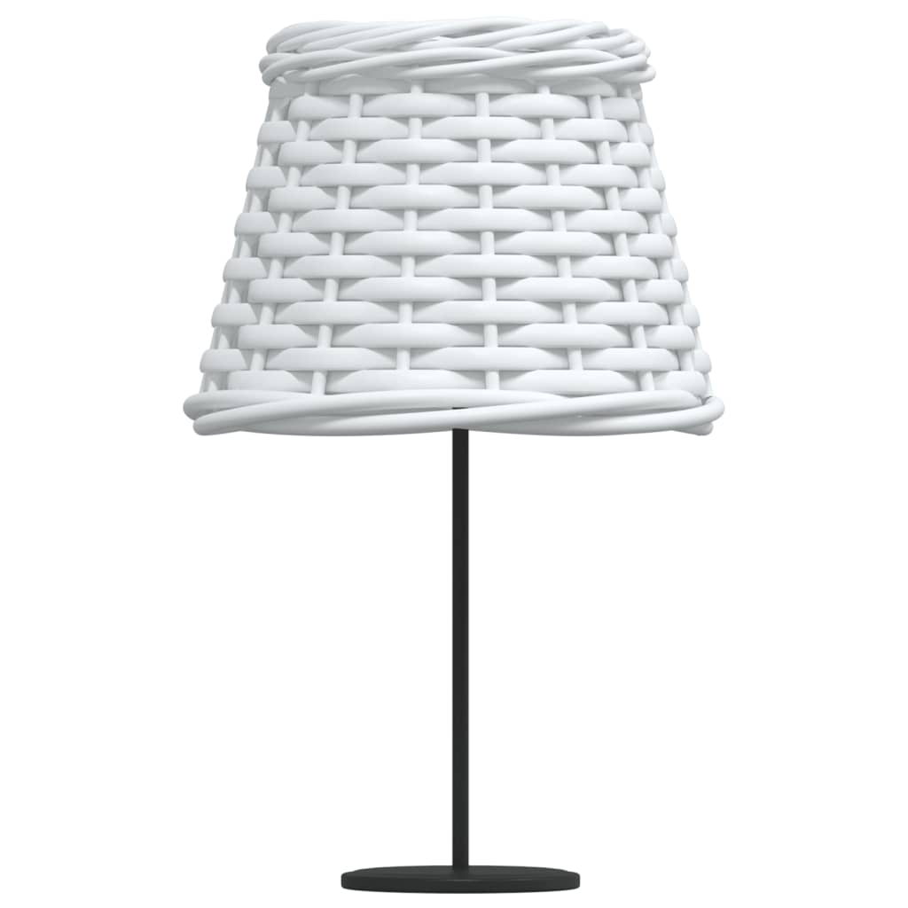 Lampshade White Ø15x12 cm Wicker