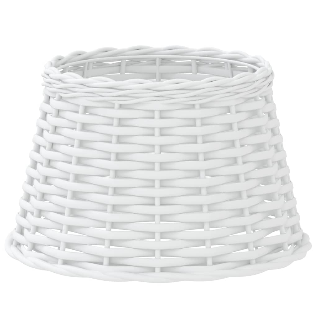 Lampshade White Ø38x23 cm Wicker