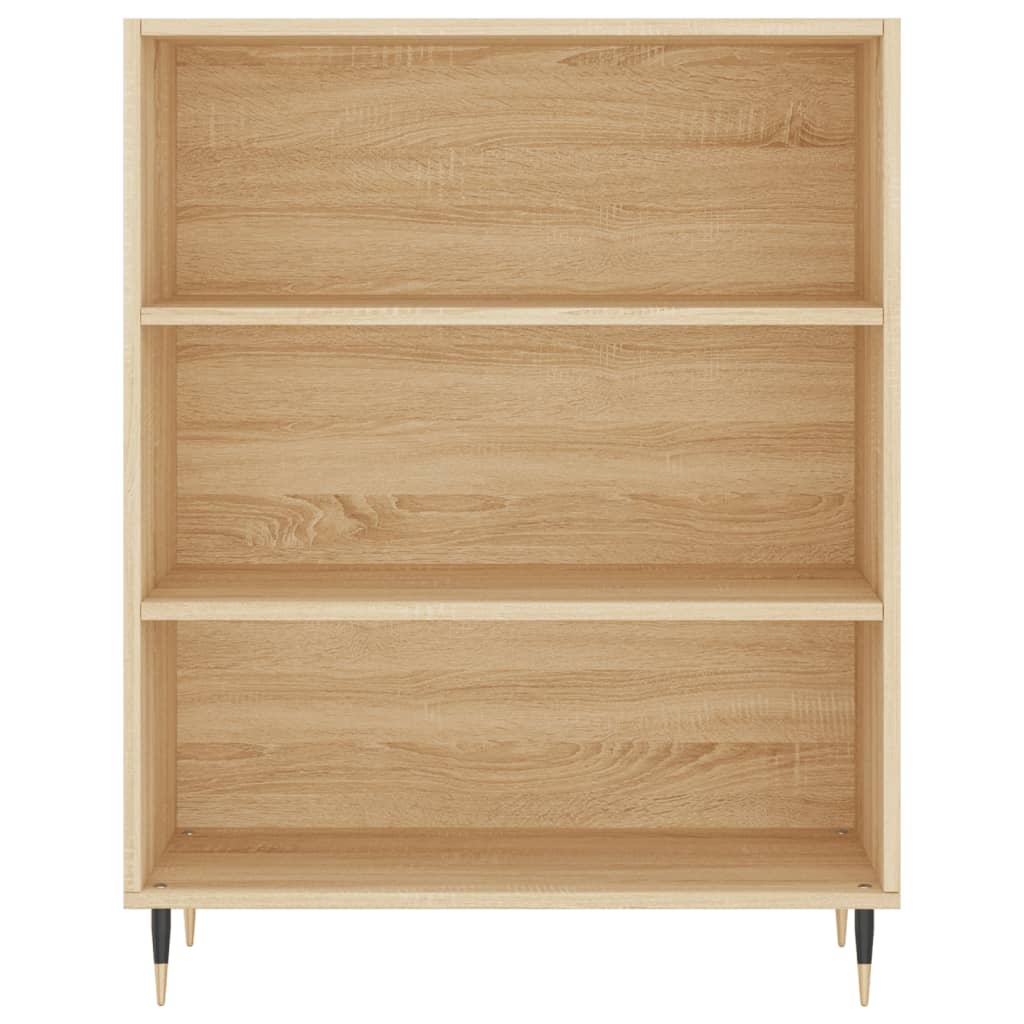 Bücherregal Sonoma-Eiche 69,5x32,5x90 cm Holzwerkstoff