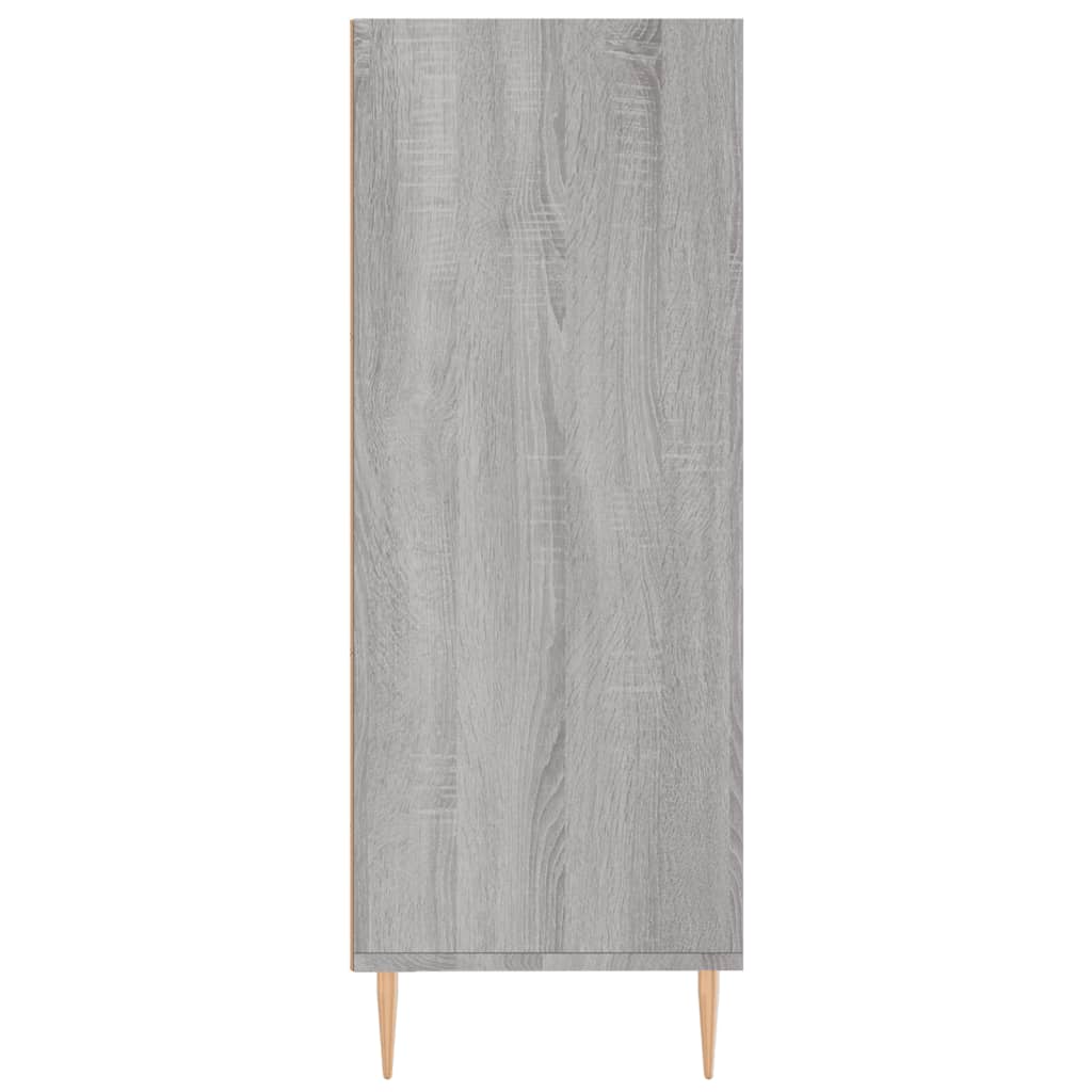 Bookshelf Grey Sonoma 69.5x32.5x90 cm Wood Material