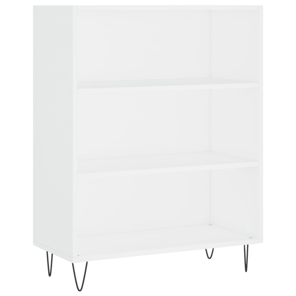 Bookshelf White 69.5x32.5x90 cm Wood Material