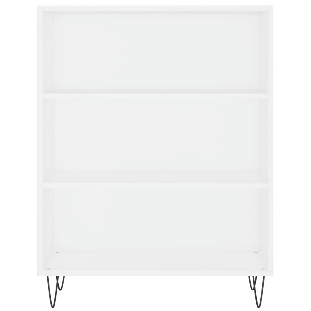 Bookshelf White 69.5x32.5x90 cm Wood Material