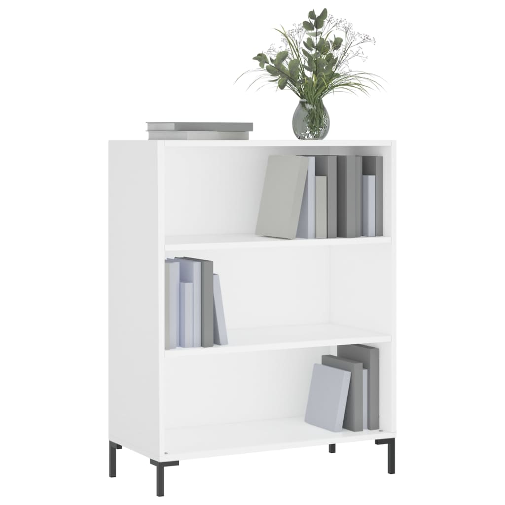 Bookshelf White 69.5x32.5x90 cm Wood Material