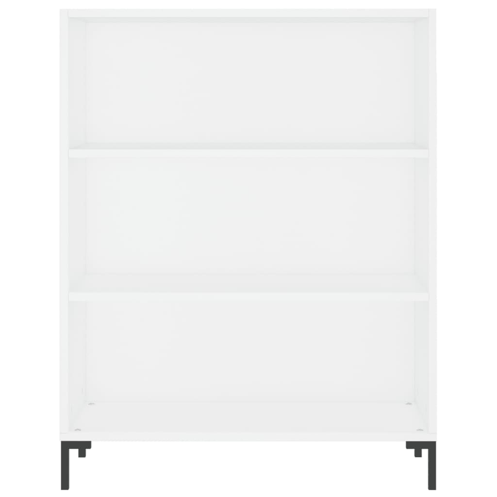 Bücherregal Weiß 69,5x32,5x90 cm Holzwerkstoff