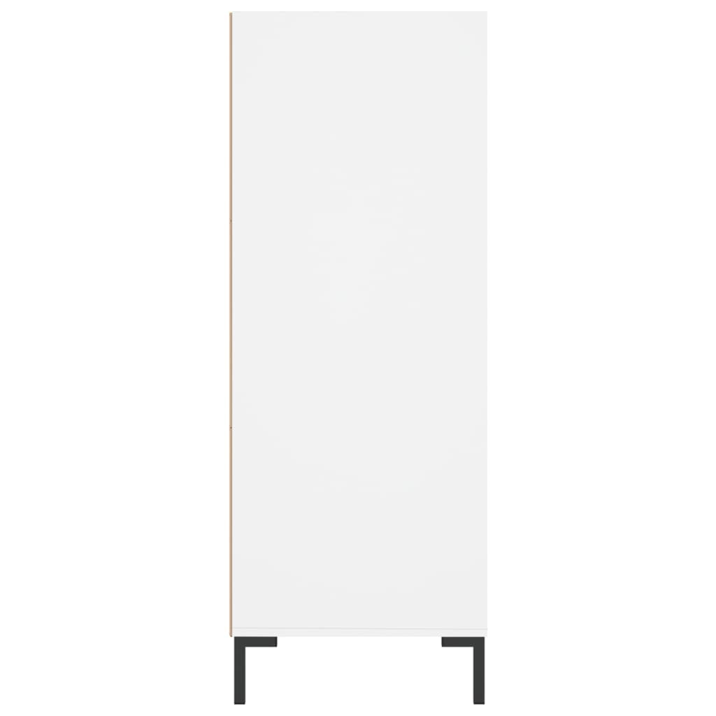 Bookshelf White 69.5x32.5x90 cm Wood Material