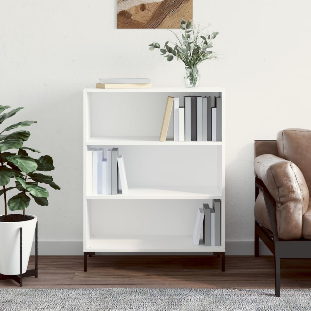 Bookshelf White 69.5x32.5x90 cm Wood Material