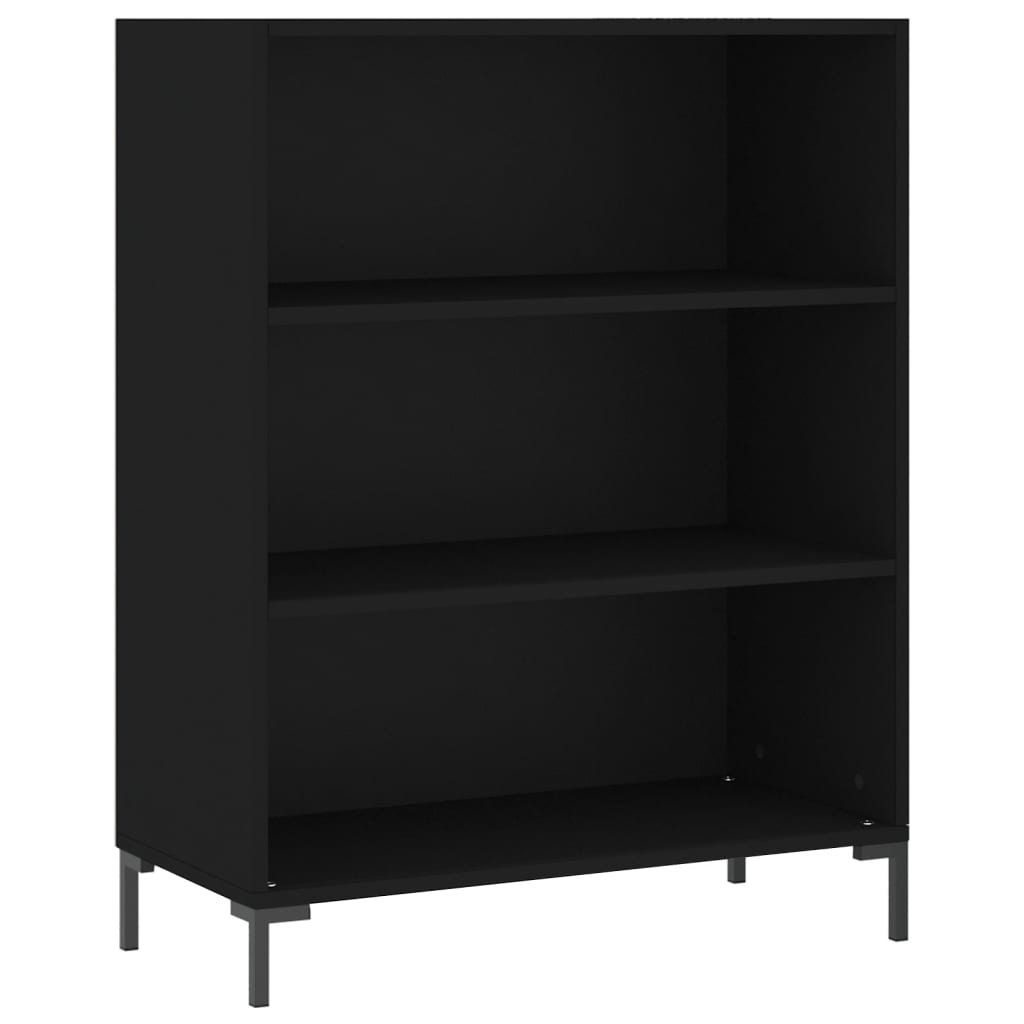 Bookshelf Black 69.5x32.5x90 cm Wood Material