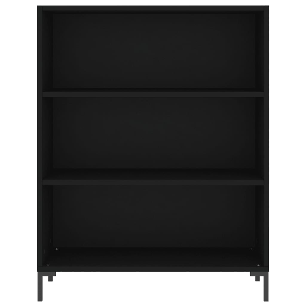 Bookshelf Black 69.5x32.5x90 cm Wood Material