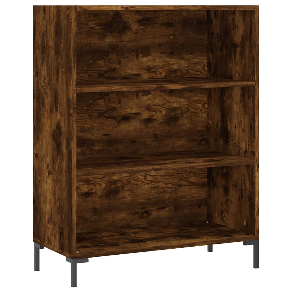 Bookshelf Smoked Oak 69.5x32.5x90 cm Wood Material