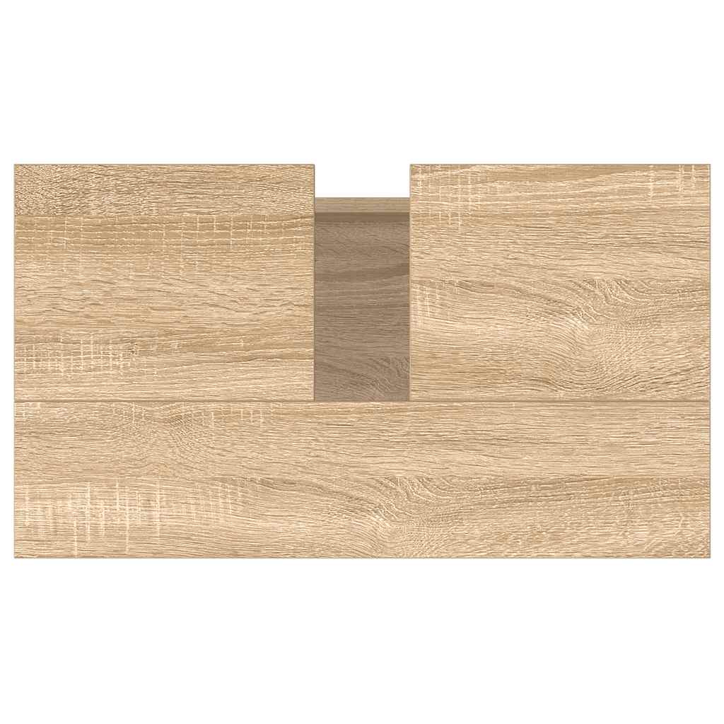 Badschrank Sonoma-Eiche 58x33x60 cm Holzwerkstoff