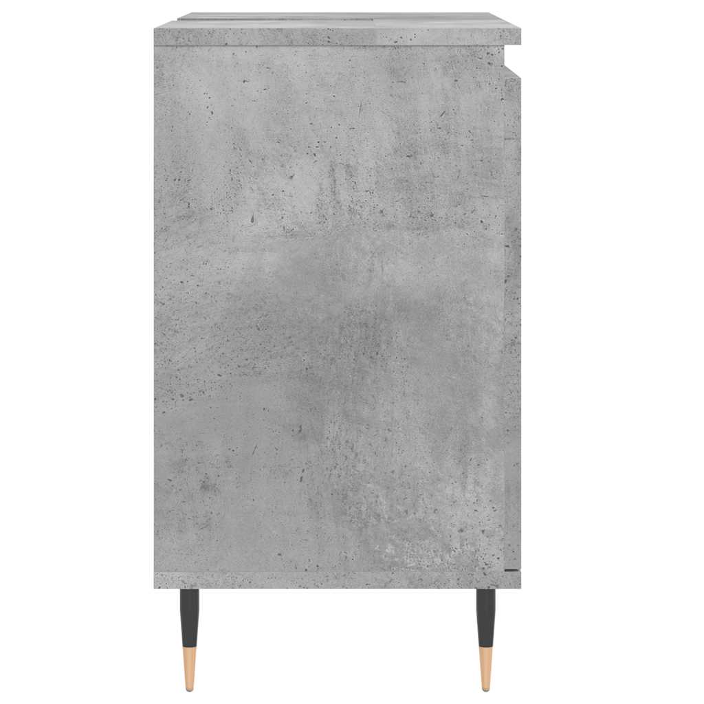 Bathroom cabinet concrete gray 58 x 33 x 60 cm made of wood