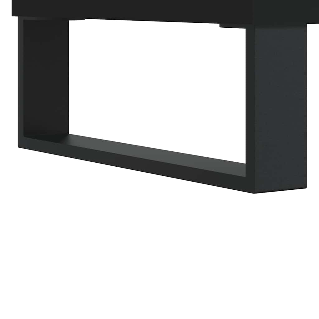 Bathroom Cabinet Black 58x33x60 cm Wood Material