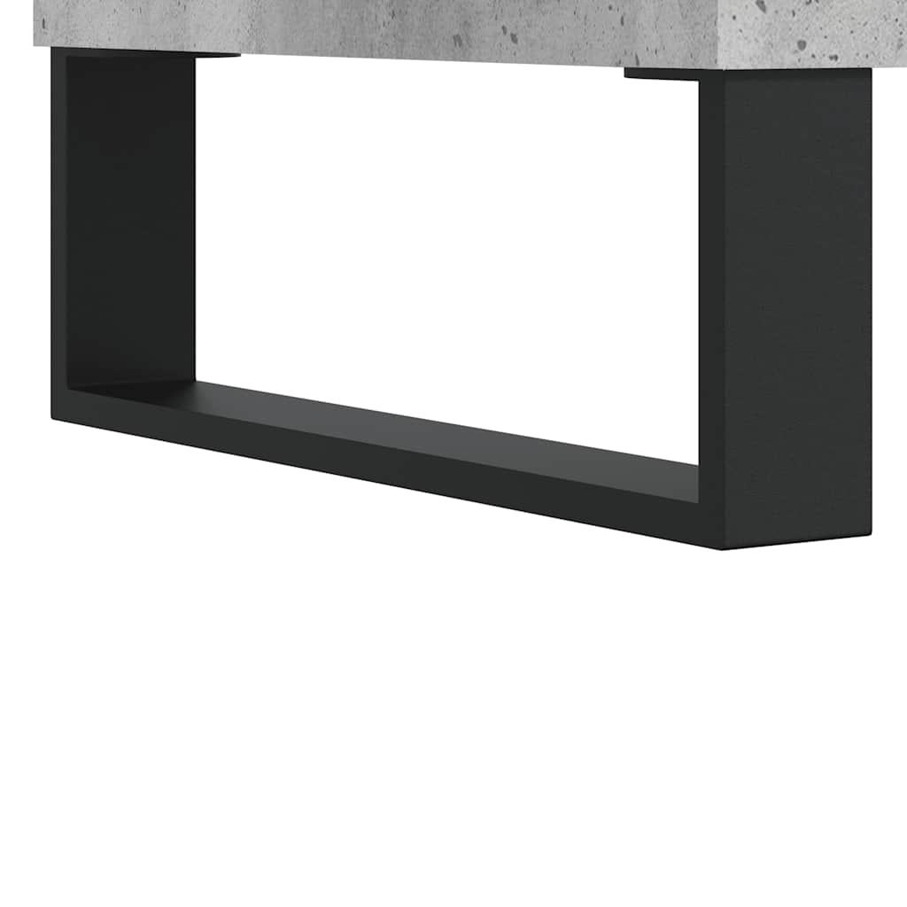 Bathroom cabinet concrete gray 58 x 33 x 60 cm made of wood