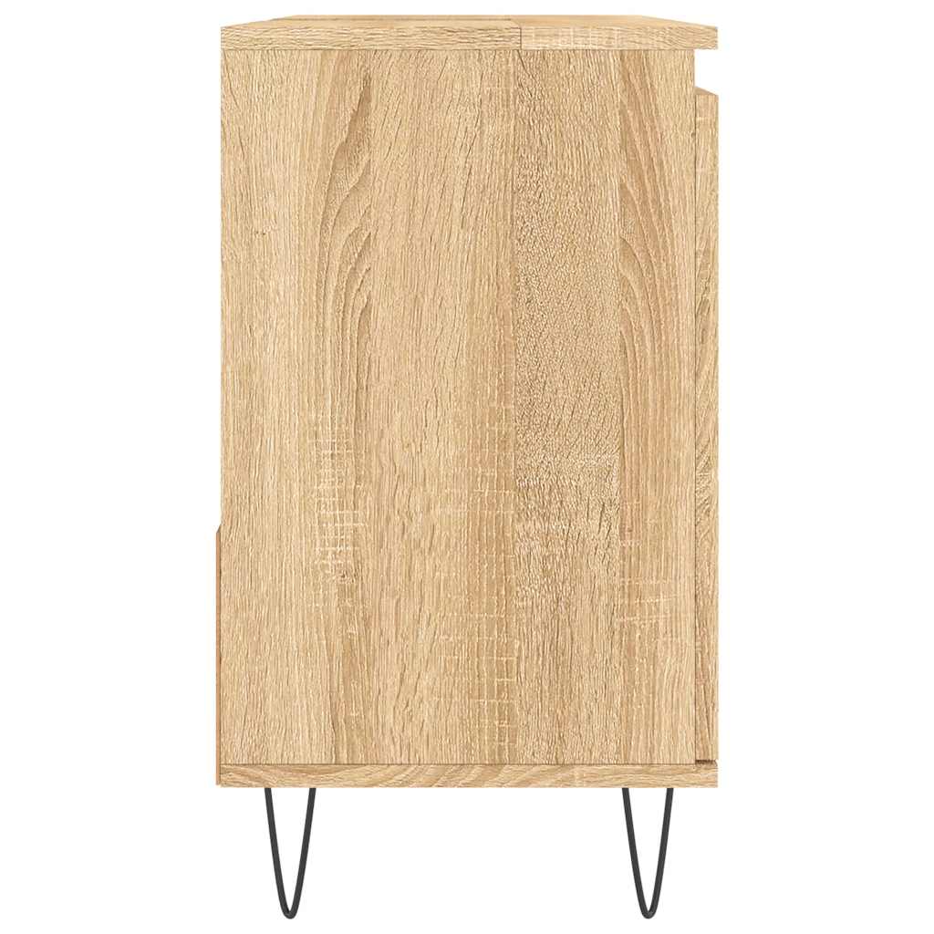 Badschrank Sonoma-Eiche 65x33x60 cm Holzwerkstoff